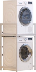 Ντουλάπι Πλυντηρίου Λευκό CLEZUDE 70x60x116