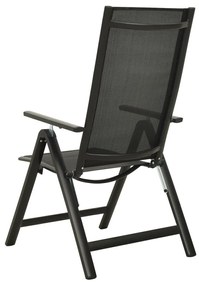 vidaXL Σετ Επίπλων Mπιστρό 3 Τεμαχίων Μαύρο / Ανθρακί