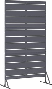 vidaXL Οθόνη Ιδιωτικότητας 100 x 50 x 180 εκ. Ατσάλι Ανθρακί