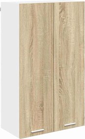 vidaXL Κρεμαστό ντουλάπι με αποθήκευση Δρύς Sonoma 60 x 31 x 100 εκ.