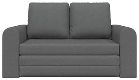 vidaXL Κρεβάτι καναπές Σκούρο γκρι 148 x 71 x 83 εκ. ύφασμα