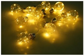 Ηλιακή Διακοσμητική Γιρλάντα 10xLED 0,06W Διάφανο 3,8m ΙΡ44 33708-10 Globo Lighting. -33708-10-Διάφανο 33708-10