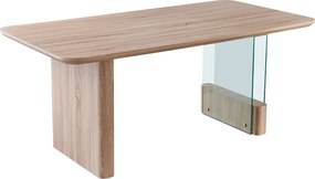 Tραπέζι Faghan pakoworld καφέ mdf 180x90x76εκ