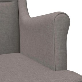vidaXL Πολυθρόνα Taupe ύφασμα