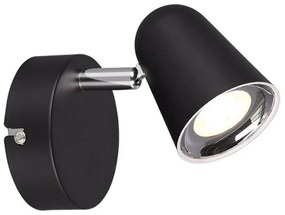 Φωτιστικό Τοίχου - Απλίκα Toulouse R82121132 3,5W Led 12x9x15cm Black Mat RL Lighting Plastic