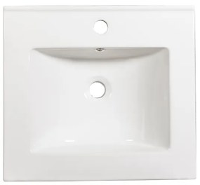 Νιπτήρας SLIM 50 γυαλιστερή πορσελάνη 50x46cm 3WBH050ΡC0