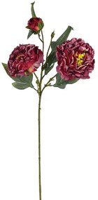 Τεχνητό Λουλούδι Παιώνια 00-10000-9 71cm Red Marhome Πλαστικό, Ύφασμα