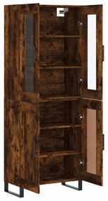 vidaXL Ντουλάπι Καπνιστή Δρυς 69,5x34x180 εκ. από Επεξεργασμένο Ξύλο