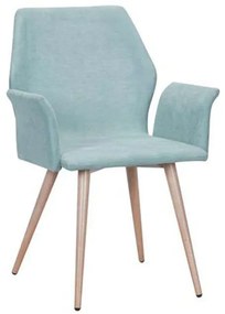 Πολυθρόνα Leto ΕΜ773,2 Veraman Σετ 4τμχ Wood, Fabric