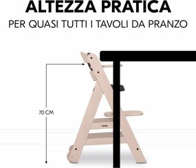 Καρεκλακι φαγητου μωρου Hauck Γκρι