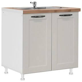 Floor Kitchen Sink Cabinet Contempo D80S Άμμου