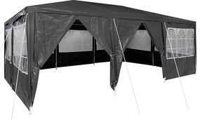 vidaXL Σκηνή Πάρτυ Ανθρακί 600 x 400 x 266 εκ Πολυαιθυλένιο