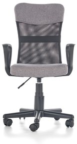 TIMMY o.chair, color: grey / black DIOMMI V-CH-TIMMY-FOT-POPIEL