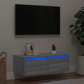 ΈΠΙΠΛΟ ΤΗΛΕΟΡΑΣΗΣ ΜΕ LED ΓΚΡΙ SONOMA 75X35,5X25 ΕΚ. 860234