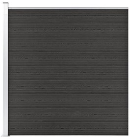 vidaXL Πάνελ Περίφραξης Γκρι 175 x 186 εκ. από WPC