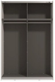 Ντουλάπα Gard 150 OG με Καθρέφτη Λευκό 146x61x218 εκ. 146x61x218 εκ.