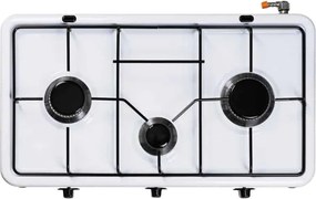 ERTONE ERT-MN-208AB Εστία Υγραερίου Λευκό με 3 Μάτια