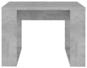Τραπέζι Βοηθητικό Γκρι Σκυρ. 50 x 50 x 35 εκ. από Μοριοσανίδα - Γκρι