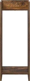 vidaXL Βάση φυτών Καπνιστή Δρυς 30 x 30 x 80 cm