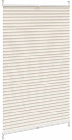 vidaXL Πλισέ ρόλερ σκίασης 90x150cm Κρεμ