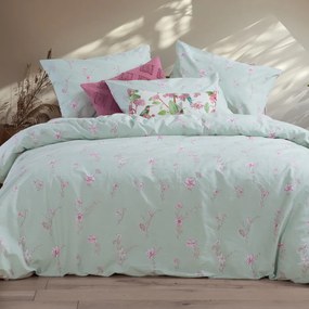 Σεντόνια Υπέρδιπλα (Σετ) Nef-Nef Homeware Smart Irida Mint Βεραμάν ΜΕ ΛΑΣΤΙΧΟ 160x200+35