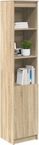 vidaXL Ντουλάπι Sonoma δρυς 37,5x35x180 εκ. Επεξεργασμένο Ξύλο