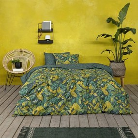 Σεντόνια Mandar Με Λάστιχο (Σετ 3τμχ) Green Nima Μονό 100x232cm Viscose-Βαμβάκι