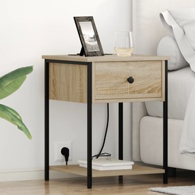 vidaXL Κομοδίνο Sonoma Δρυς 42 x 41 x 56 εκ. Επεξεργασμένο ξύλο