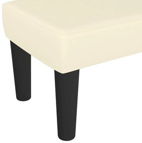 vidaXL Πάγκος Κρεμ 70 x 30 x 30 εκ. από Συνθετικό Δέρμα
