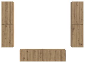 vidaXL 3 pcs Artisan Oak
