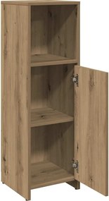 vidaXL Ντουλάπι Μπάνιου Τεχνίτης Δρυς 30x30x95 εκ. Επεξεργασμένο Ξύλο