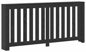 vidaXL Κάλυμμα Θερμαντήρα  Μαύρη Δρυς 175x20x82 cm Ξυλεία