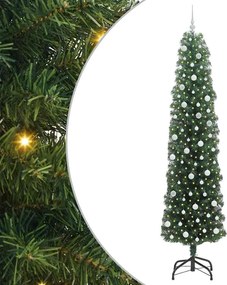 vidaXL Τεχνητό Χριστουγεννιάτικο Δέντρο με 300 LED Πράσινο 240 cm
