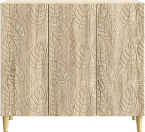 vidaXL Πλαϊνό γραφείο Sonoma Δρυς 89 x 34,5 x 80 εκ Επεξεργασμένο Ξύλο