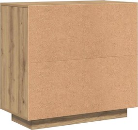 vidaXL Μπουφές Τεχνίτης Δρυς 80x40x75 εκ. από Επεξεργασμένο Ξύλο