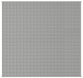 vidaXL Κουβέρτα Βαρύτητας Γκρι 220 x 230 εκ. 11 κ. Υφασμάτινη