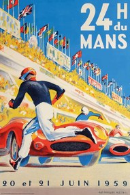 Αφίσα 1959 24 Hours of Le Mans Race Poster