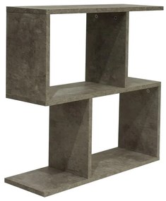 Side table Kora melamine gray oak 60x20x60cm 60x20x60 εκ.