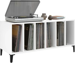 vidaXL Έπιπλο Δίσκων Λευκό 100 x 38 x 48 εκ. από Επεξεργασμένο Ξύλο