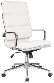 Πολυθρόνα BF4800 PU Άσπρο 55x63x108/116cm