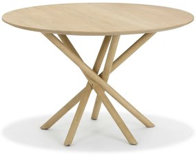 Τραπέζι Springfield 225, Ανοιχτό καφέ, 76cm, Ινοσανίδες μέσης πυκνότητας, Φυσικό ξύλο καπλαμά | Epipla1.gr