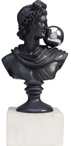 Διακοσμητικό Επιτραπέζιο Busto Άντρας 18x36 εκ. 18x14x36εκ - Μαύρο