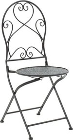 Τραπεζαρία Walen σετ 3τεμ μέταλλο μαύρο