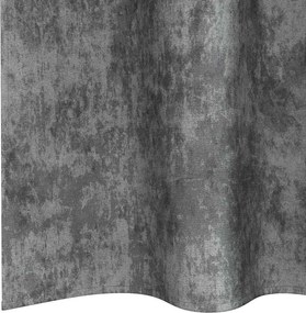 vidaXL Βελούδινες Κουρτίνες 2 pcs Γκρι 140 x 140 cm Βελούδο