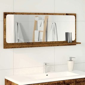 vidaXL Επιτραπέζιο Καθρέφτη Παλαιό ξύλο 90 x 10,5 x 37 cm