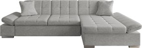 Γωνιακός καναπές Montana-Γκρι Ανοιχτό-Δεξιά