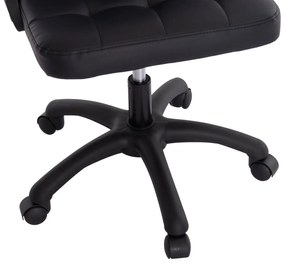 ΚΑΡΕΚΛΑ ΓΡΑΦΕΙΟΥ PORTIMA  ΜΑΥΡΟ PVC-NYLON ΣΚΕΛΕΤΟΣ &amp; ΒΑΣΗ 69x53x98Υεκ.