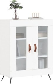 vidaXL Ντουλάπι Λευκό 69,5 x 34 x 90 εκ. από Επεξεργασμένο Ξύλο