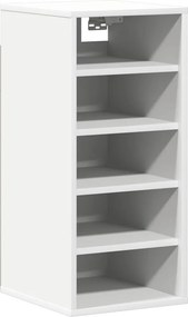 vidaXL Παπουτσοθήκη Λευκή 31,5 x 35 x 70 εκ. από Επεξ. Ξύλο