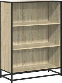 vidaXL Βιβλιοθήκη Χρώμα Sonoma Δρυς 80,5x35x107,5 εκ. Μοριοσανίδα